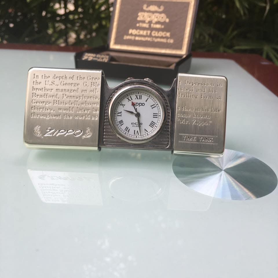 ZIPPO・TIME　TANK・POCKET　CLOCK Zippo Time Tank Special Limited Edition Pocket Clock with